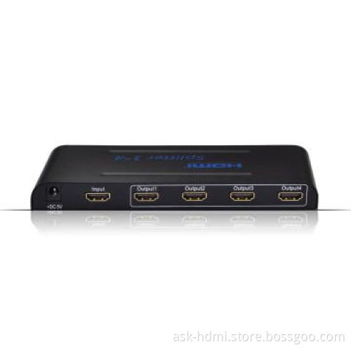 New version 1.4 HDMI Splitter 1x4 1.4V 3D  4KX2K